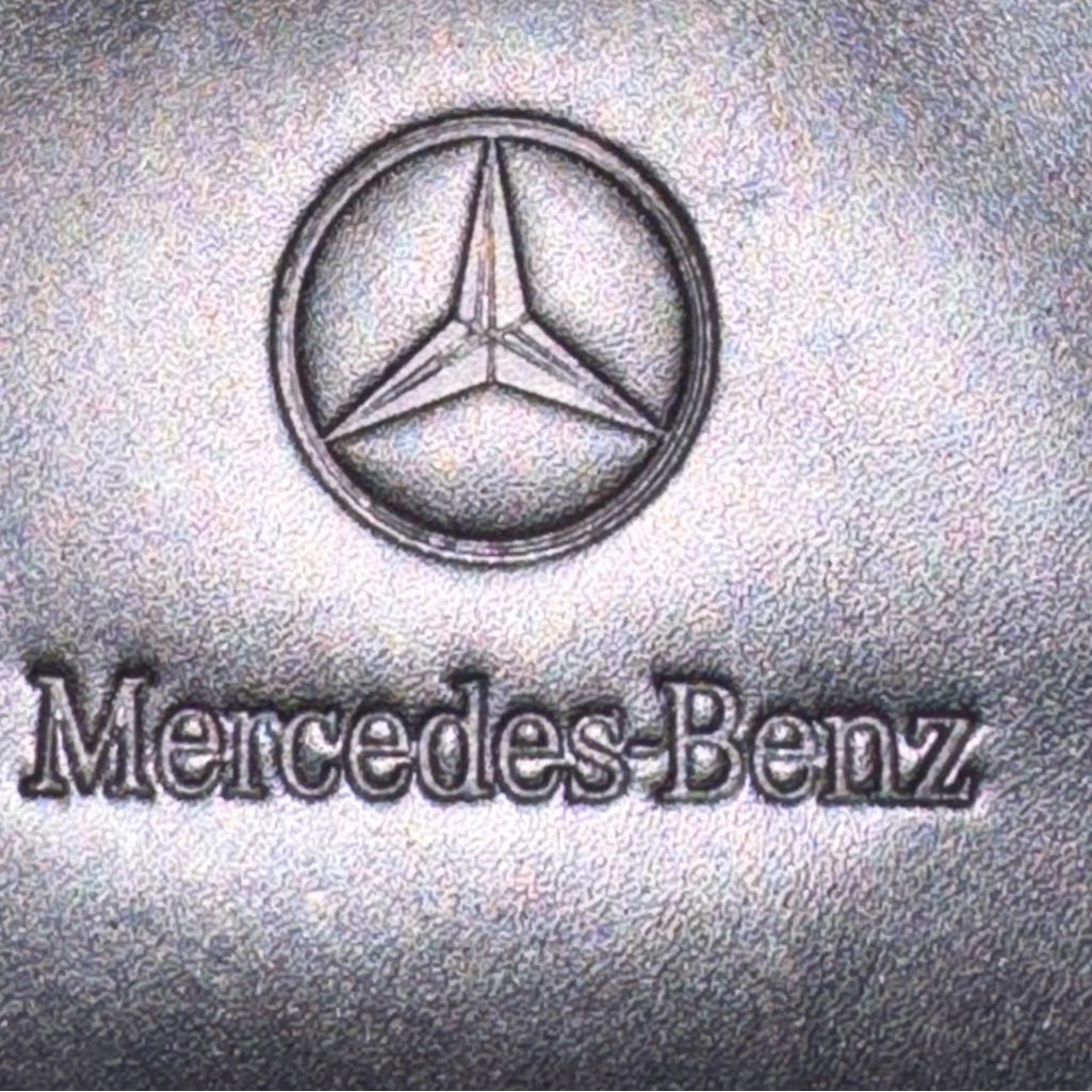 Unisex  Mercedes Benz Black Leather Billfold Car126  Brand New In Box